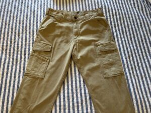 Carhartt Men's Relaxed Fit Tan Cargo Pants With Pocket Flaps, Size 34 x 32